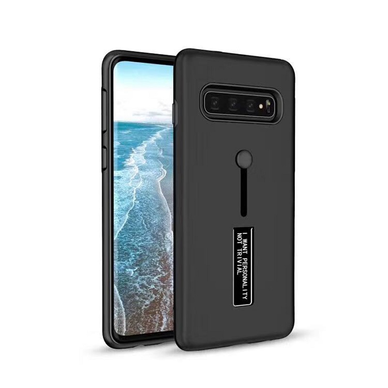 mobiletech-samsung-galaxy-s10-kickstand-shockproof-cover-black